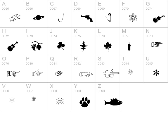 Bilder uppercase A-Z preview