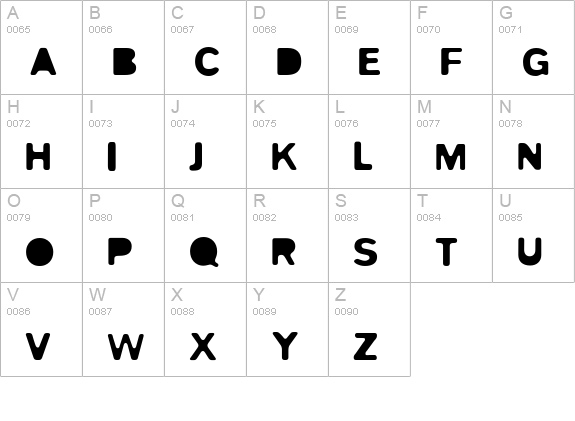 biliz_blurRegular uppercase A-Z preview