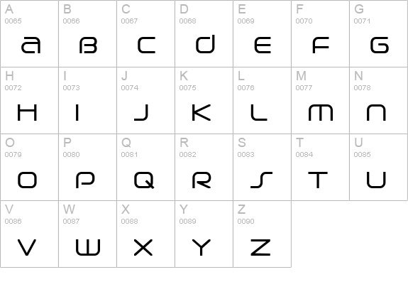 Birdman uppercase A-Z preview