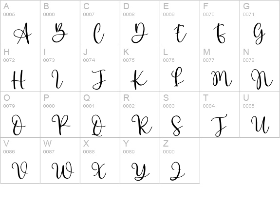 Biscuit uppercase A-Z preview