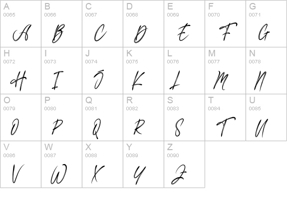 Black Light uppercase A-Z preview