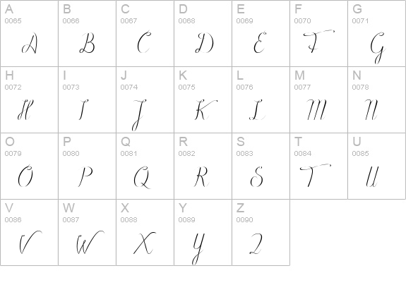 Black Olives uppercase A-Z preview