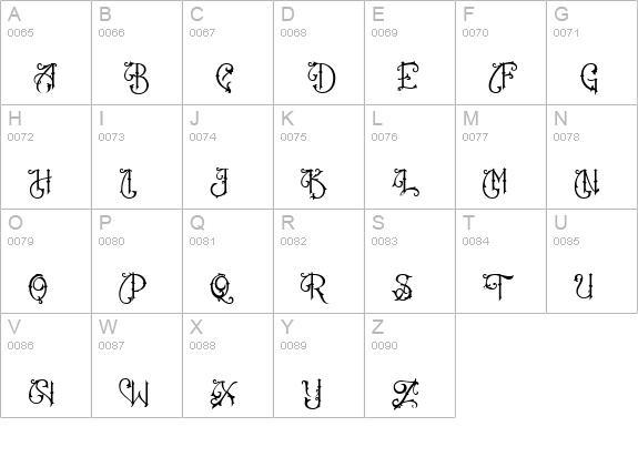 Black Savior _Vintage decorative Font uppercase A-Z preview