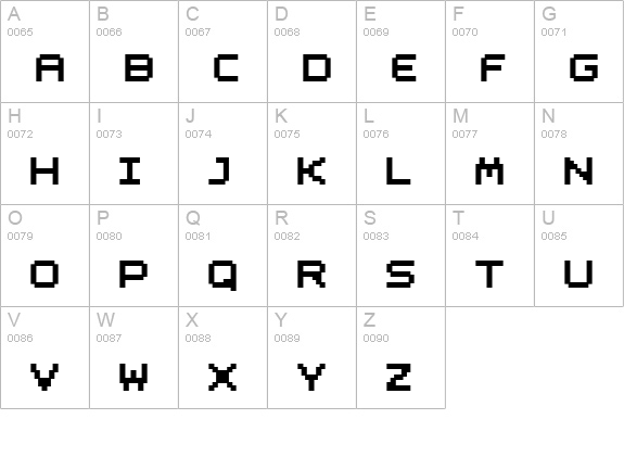 Blackgold uppercase A-Z preview