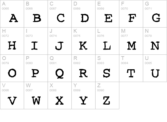 Blast-O-Rama-Bold uppercase A-Z preview