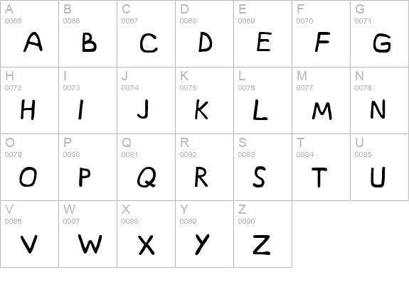 BMW Hisba Bahix uppercase A-Z preview