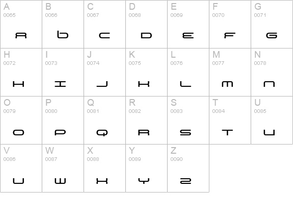 BN 3rd Place uppercase A-Z preview