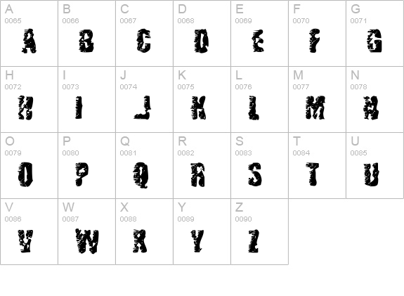 BN BenWitch Project uppercase A-Z preview