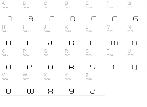 BN Expoo uppercase A-Z preview