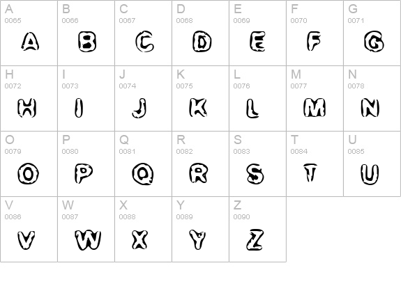 BN-Maxi uppercase A-Z preview