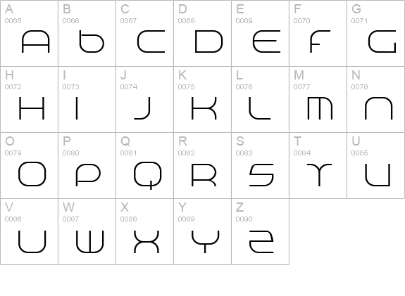 BN Niv 5000 uppercase A-Z preview