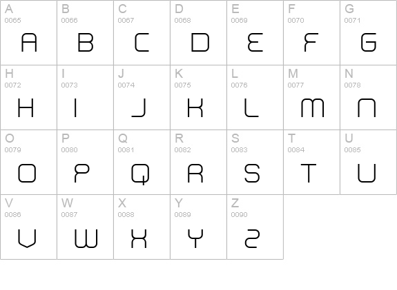 BN Police uppercase A-Z preview