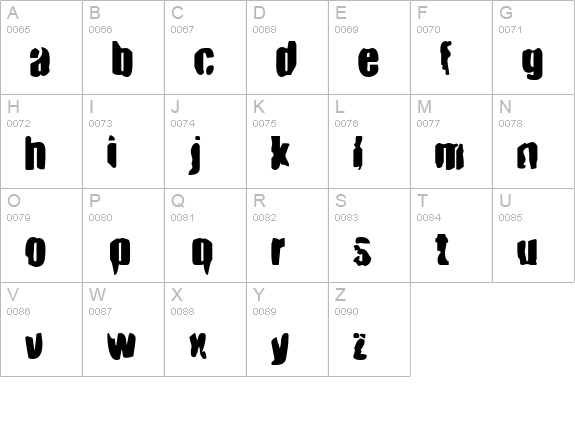 BN Smash uppercase A-Z preview