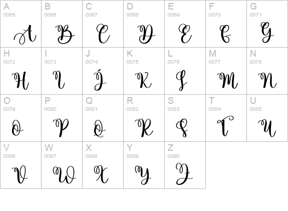 Bodylotion uppercase A-Z preview
