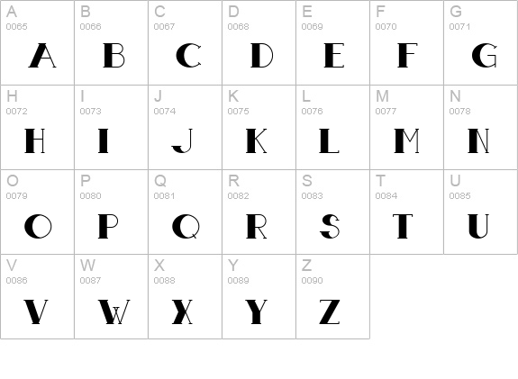 Boldatin ExtraBold uppercase A-Z preview
