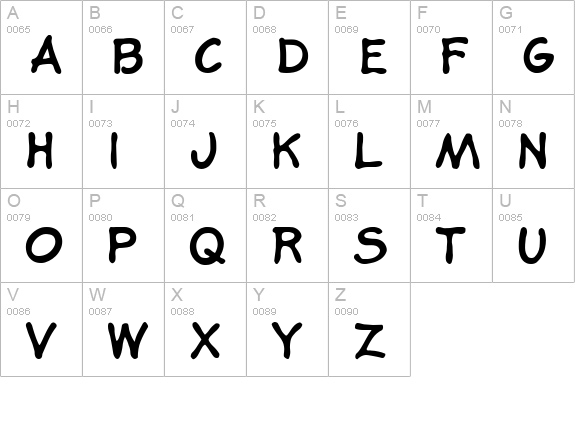 Book Illustrator's Handwriting uppercase A-Z preview