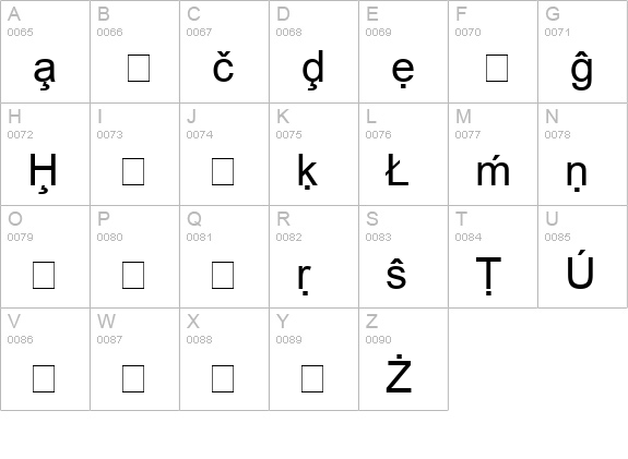Bookshelf Symbol 2 uppercase A-Z preview