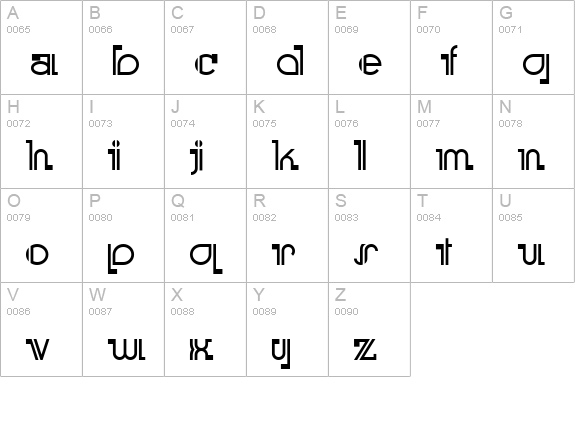 Boomer Ingue NF uppercase A-Z preview
