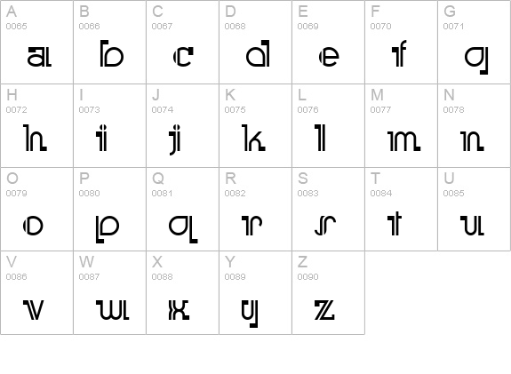 BooMeringueNF uppercase A-Z preview