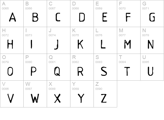Boomshanker-Solid uppercase A-Z preview