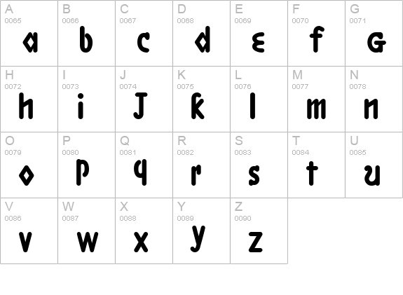 Boston LineBold uppercase A-Z preview