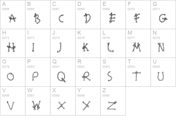 Bound AOE uppercase A-Z preview