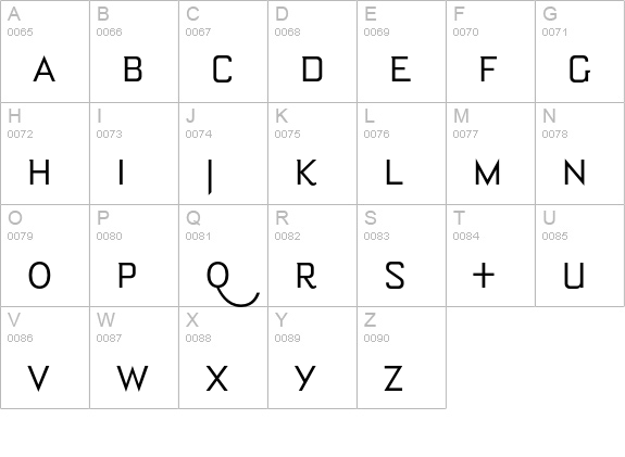 Bourgeois BookAlt uppercase A-Z preview