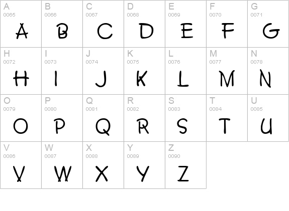 BoyzClubSSK uppercase A-Z preview