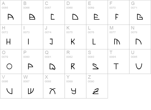 Brand New uppercase A-Z preview