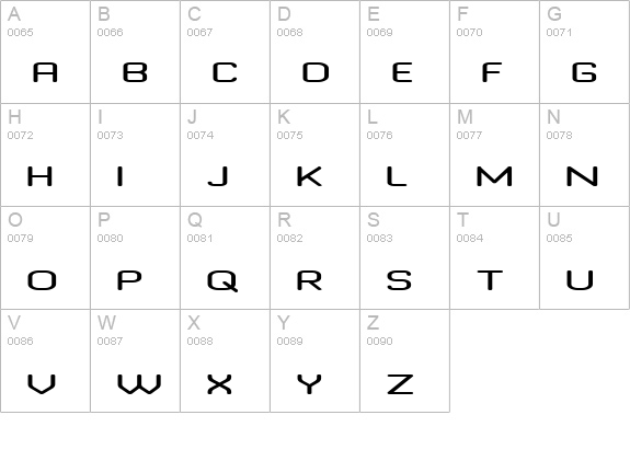 Brave New Era (flat) G98 uppercase A-Z preview