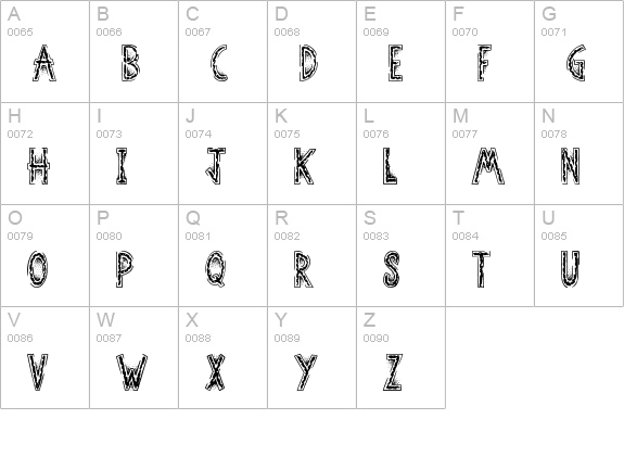 Brawler uppercase A-Z preview