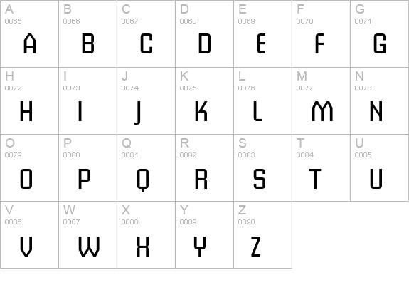 Briem Akademi Std uppercase A-Z preview