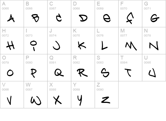 Bring tha noize uppercase A-Z preview
