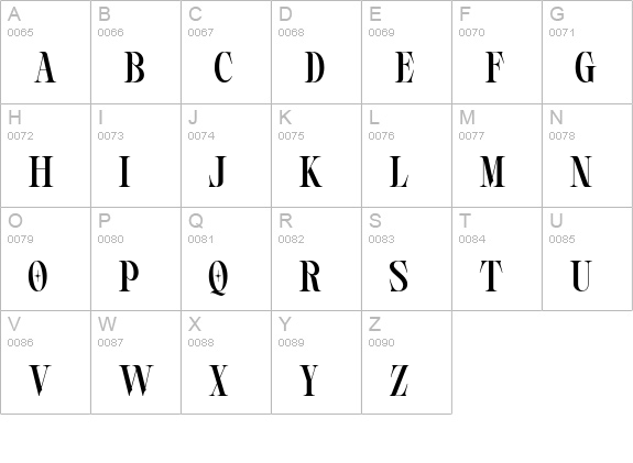 BROGETTA - Modern Serif Font uppercase A-Z preview