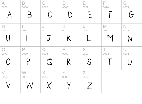 BrookeShappell8 uppercase A-Z preview