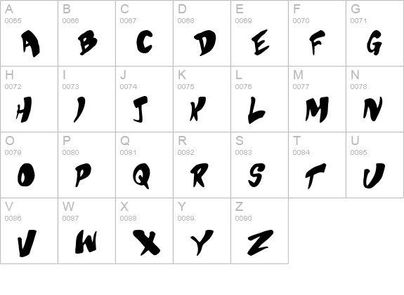 Bubblegum Superstar uppercase A-Z preview