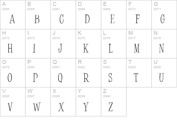 Bud Easy Normal uppercase A-Z preview