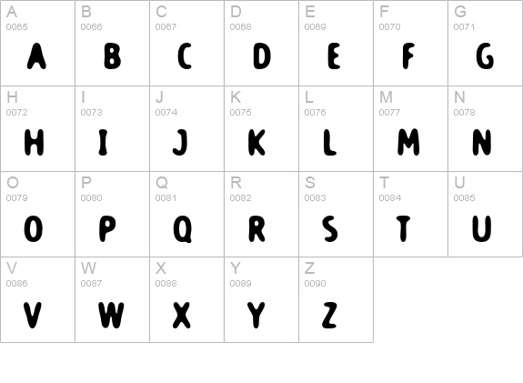BureaucracyFederal uppercase A-Z preview