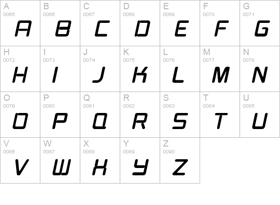 Burger Joint Neon Italic JL uppercase A-Z preview