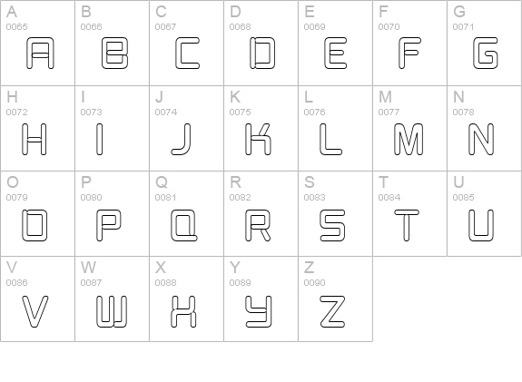 Burger Joint Neon Open JL uppercase A-Z preview