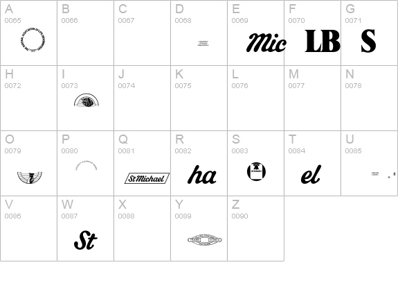 BusinessServicesP03 uppercase A-Z preview