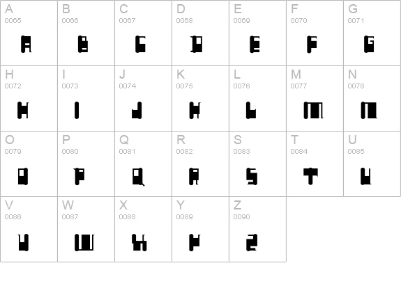 CactusPatch uppercase A-Z preview