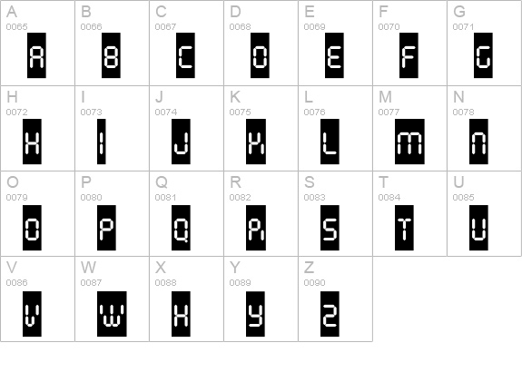 CalculusCameo uppercase A-Z preview
