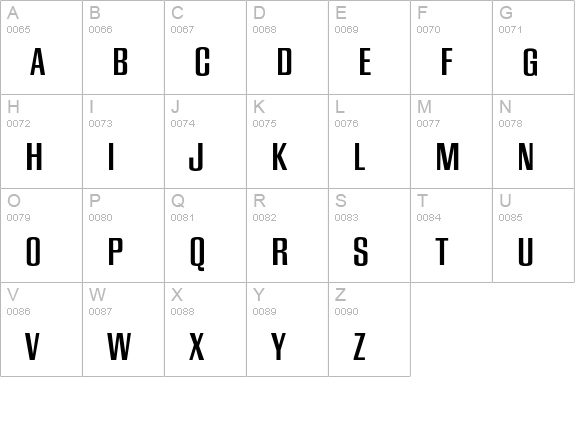 CaliforniaGrotesk-Medium uppercase A-Z preview