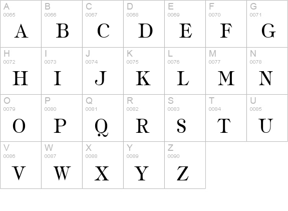 Cambridge uppercase A-Z preview