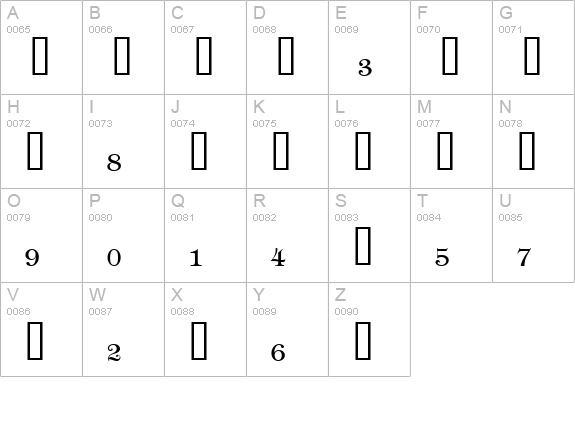 Cambridge Fractions uppercase A-Z preview