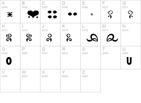 CanCan de Bois uppercase A-Z preview
