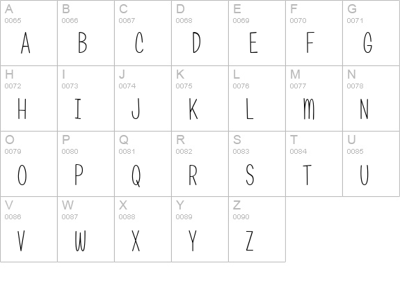 Candy Round BTN Cond Lt uppercase A-Z preview