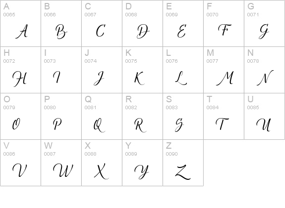 Canela Bark Personal Use uppercase A-Z preview