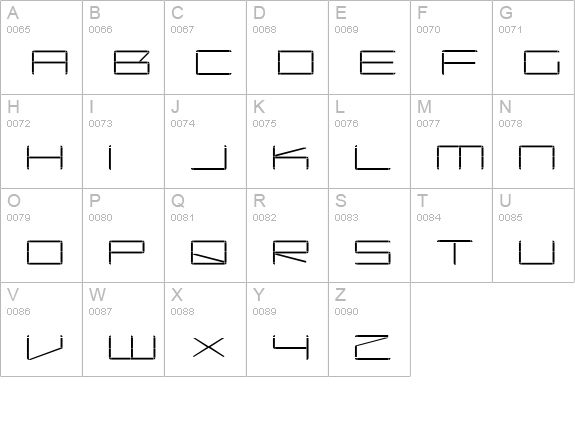 Capacitor uppercase A-Z preview